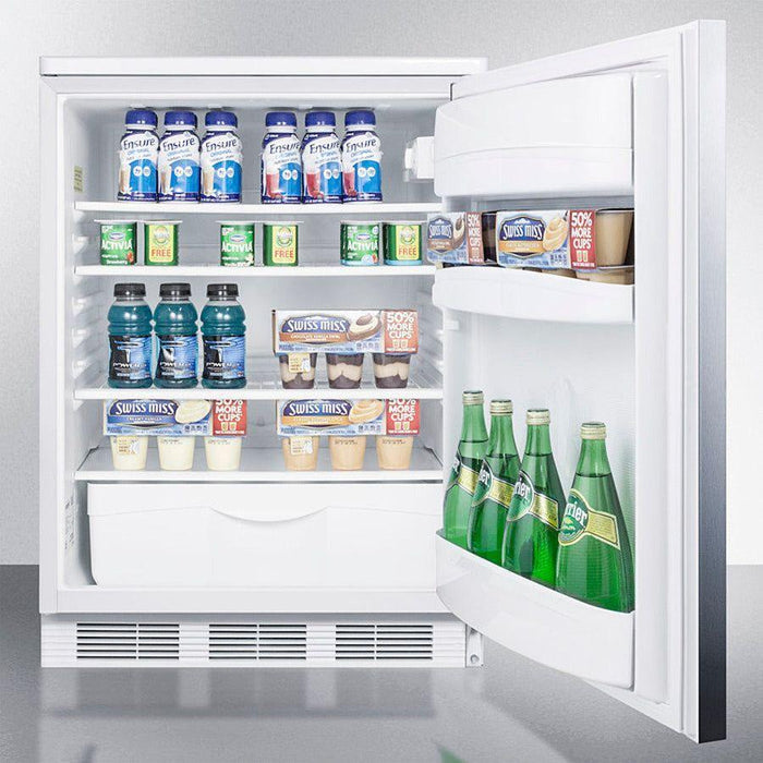 Summit 24 in. Wide Built-In All-Refrigerator - FF6WBISS