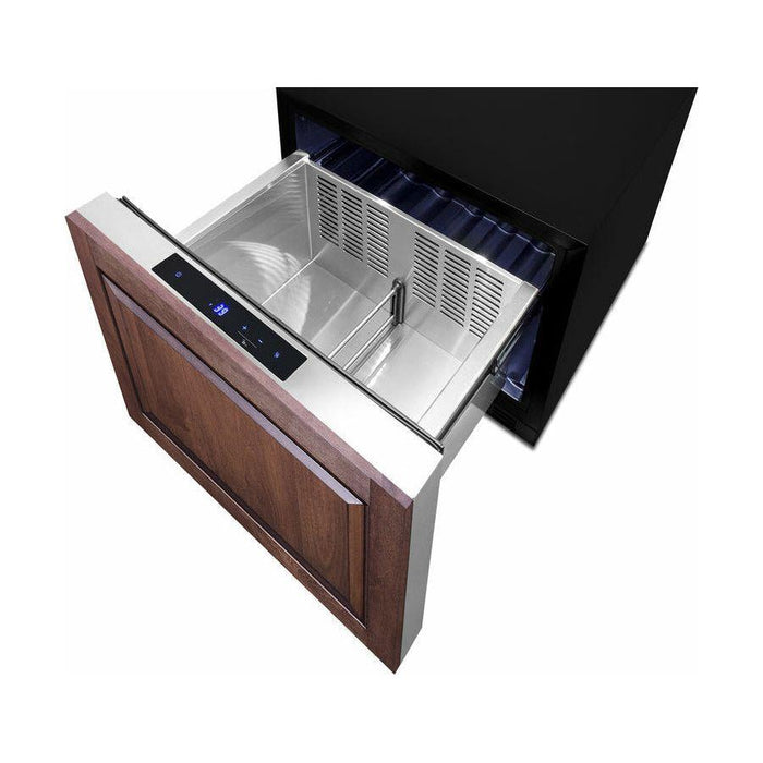 Summit 24 in. Wide Built-In Drawer Refrigerator - FF1DSS24