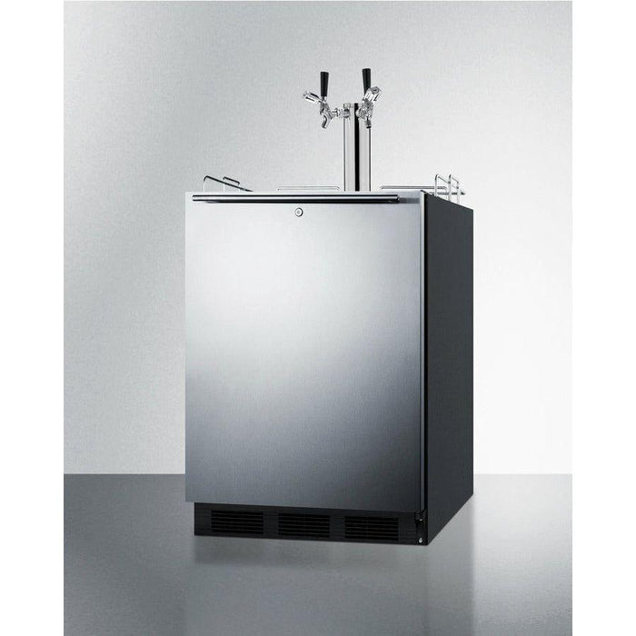 Summit 24 in. Wide Built-In Kegerator, ADA Compliant - SBC58BLBIADALock