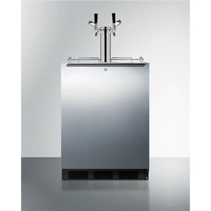 Summit 24 in. Wide Built-In Kegerator, ADA Compliant - SBC58BLBIADALock