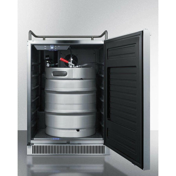 Summit 24 in. Wide Built-In Kegerator (Panel Not Included) - SBC677BINK