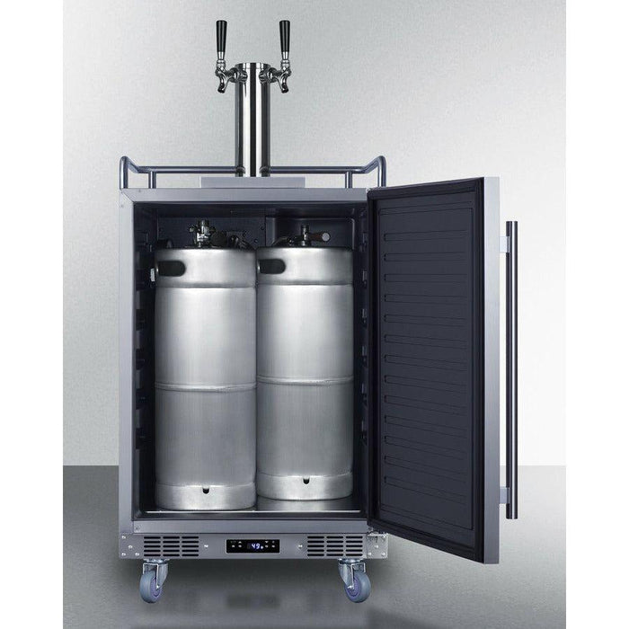 Summit 24 in. Wide Built-In Outdoor Beer Kegerator - SBC683OS