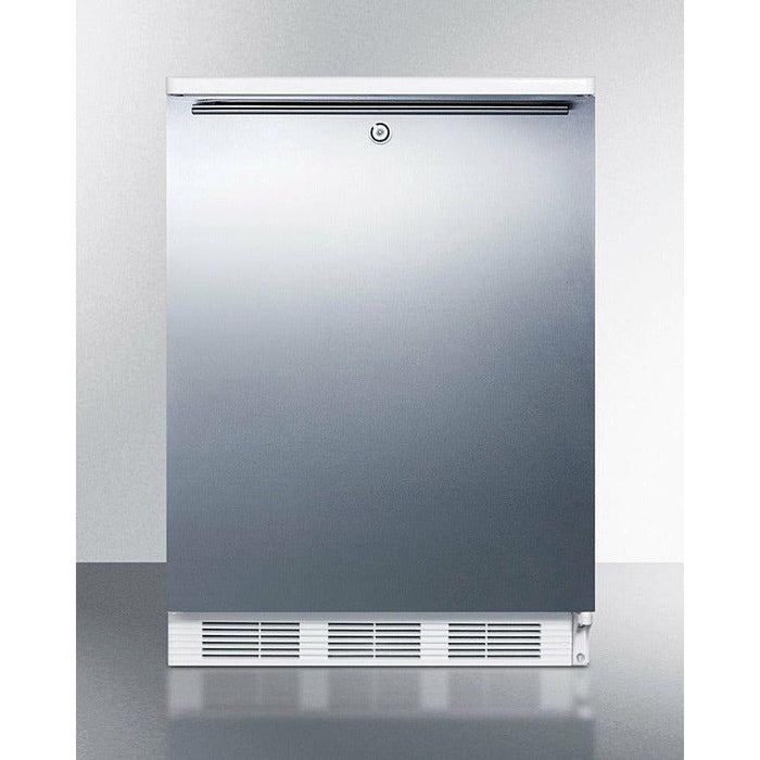 Summit 24 in. Wide Built-In Refrigerator-Freezer - CT66LWBISSH