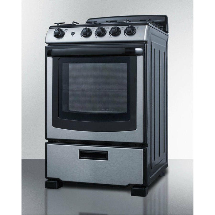 Summit 24 in. Wide Gas Range - PRO247SS