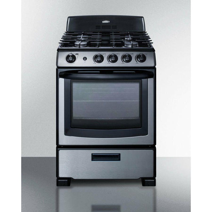 Summit 24 in. Wide Gas Range - PRO247SS