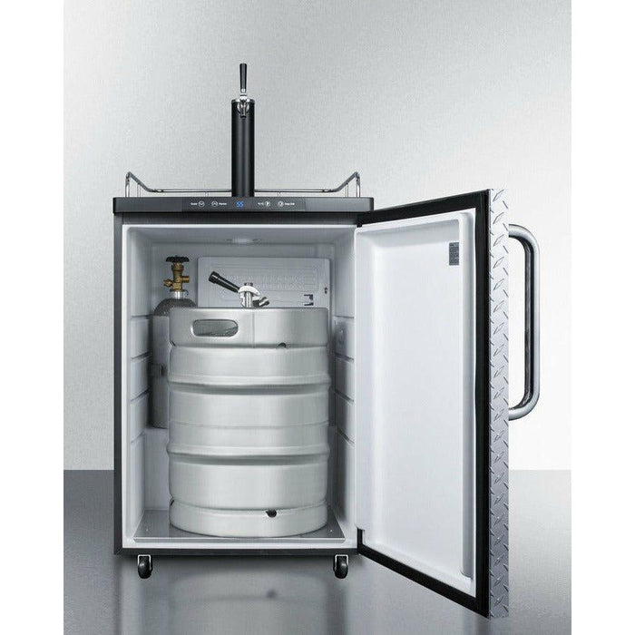 Summit 24 in. Wide Kegerator 5.7 cu. ft. Freestanding Beer Dispenser - SBC635M