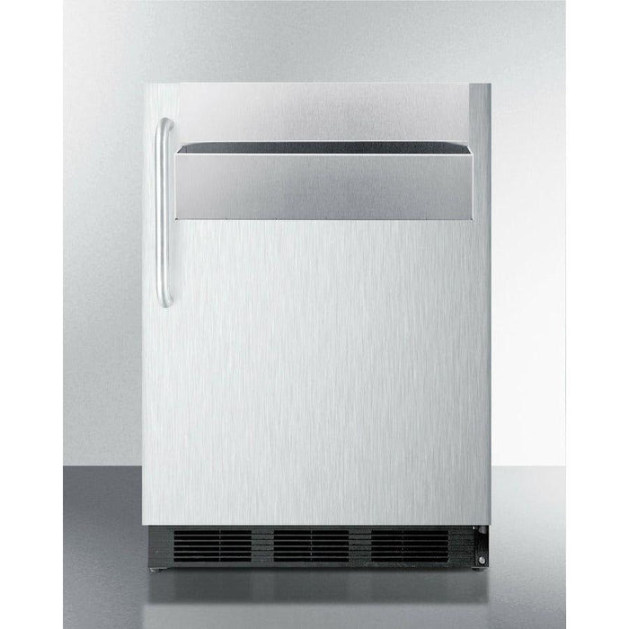 Summit 24 in. Wide Outdoor All-Refrigerator, with Speed Rail - SPR7BOSSTSR