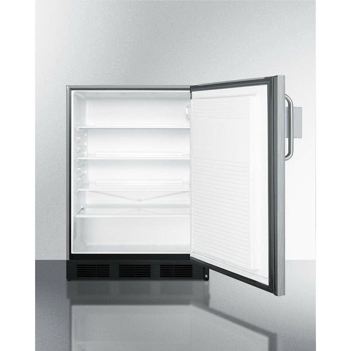 Summit 24 in. Wide Outdoor All-Refrigerator, with Speed Rail - SPR7BOSSTSR