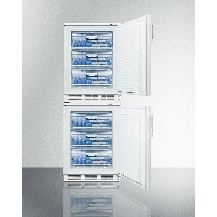 Summit 24 in. Wide Stacked All-Freezers - VT65MLSTACK