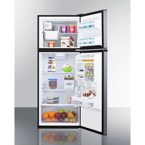 Summit 24 in. Wide Top Mount Refrigerator-Freezer With Icemaker - FF109