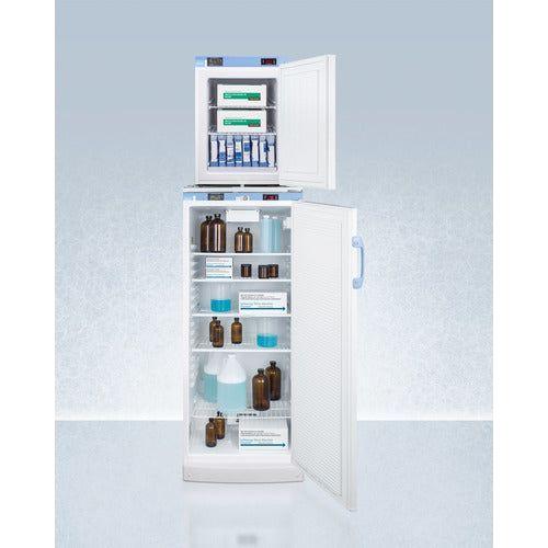 Summit 24" Wide All-Refrigerator/All-Freezer Combination - FFAR10-FS30LSTACKMED2