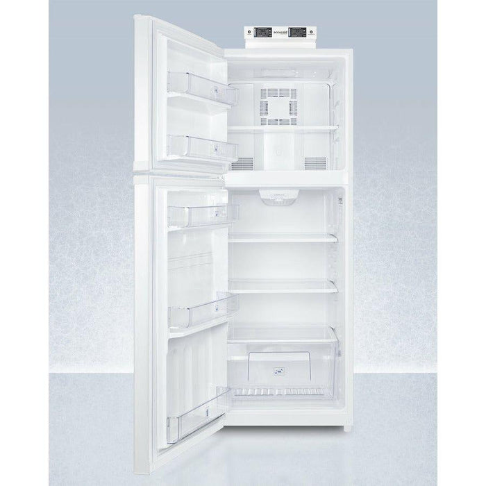 Summit 26 in. Counter Depth Top Freezer 12.9 cu. ft. Refrigerator - BKRF14W