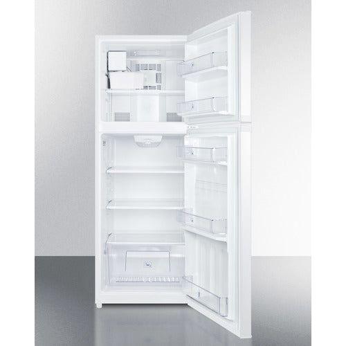 Summit 26 in. Wide Top Mount Refrigerator-Freezer With Icemaker - FF1427IM