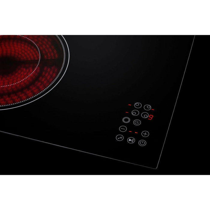 Summit 30 in. Wide 208-240V 4-Burner Radiant Cooktop - CR4B30T11B