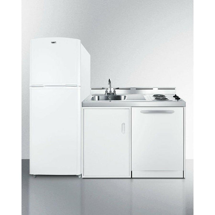 Summit 75 in. Wide All-In-One Kitchenette with Dishwasher - ACKDW75