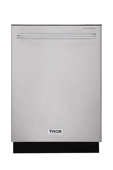 Thor Kitchen A-Series 3-Piece Appliance Package - 36-Inch Electric Range, Refrigerator, and Dishwasher in Stainless Steel