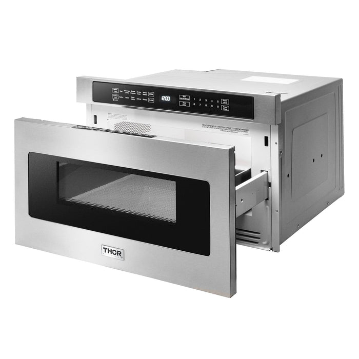 Thor Kitchen 24-Inch Microwave Drawer with Sensor Cooking in Stainless Steel (TMD2401)