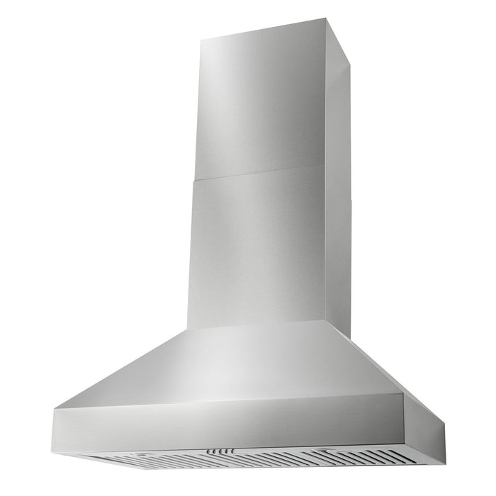 Thor Kitchen A-Series 2-Piece Appliance Package - 36-Inch Electric Range and Pro-Style Wall Mount Range Hood in Stainless Steel